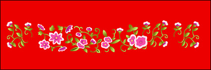 中国风与传统矢量 中国古典吉祥小花朵矢量素材