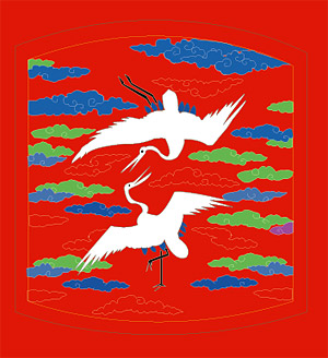 中国风与传统矢量 中国古典吉祥白鹤图矢量素材