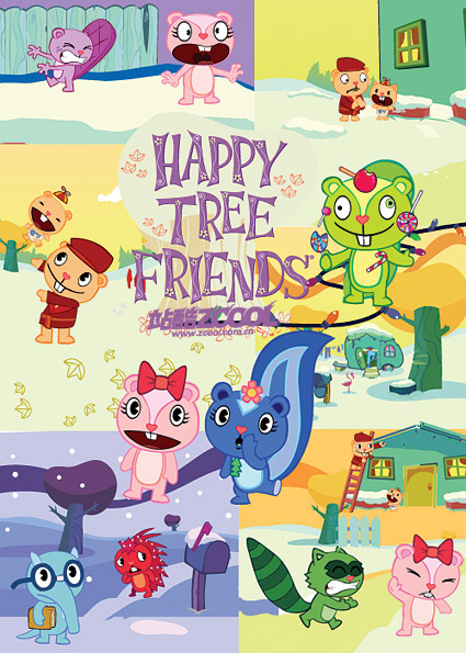 矢量卡通素材 Happy Tree Friends矢量素材
