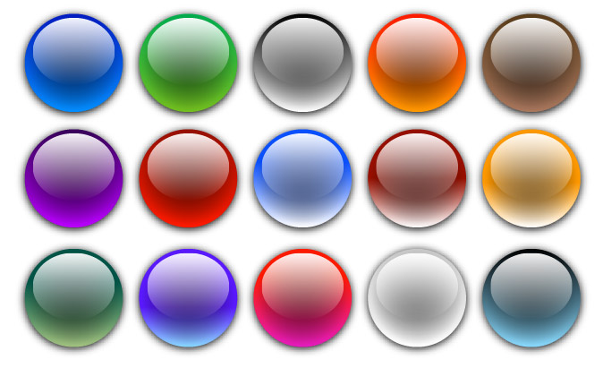其他矢量素材 网页设计元素矢量素材-圆形水晶球